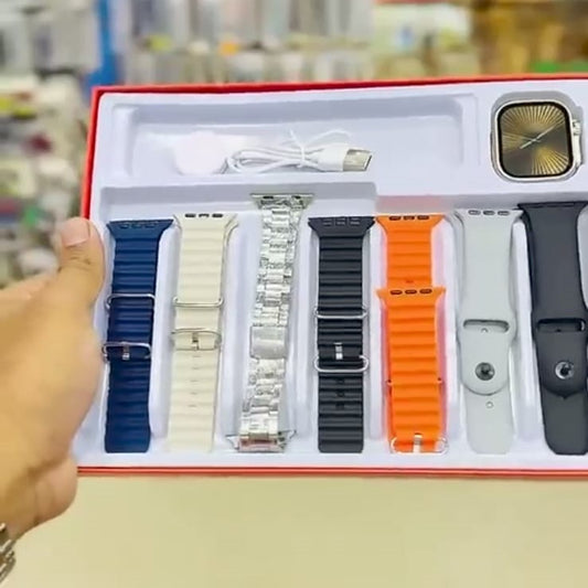 7-in-1 Smartwatch – Premium Multifunctional Wearable