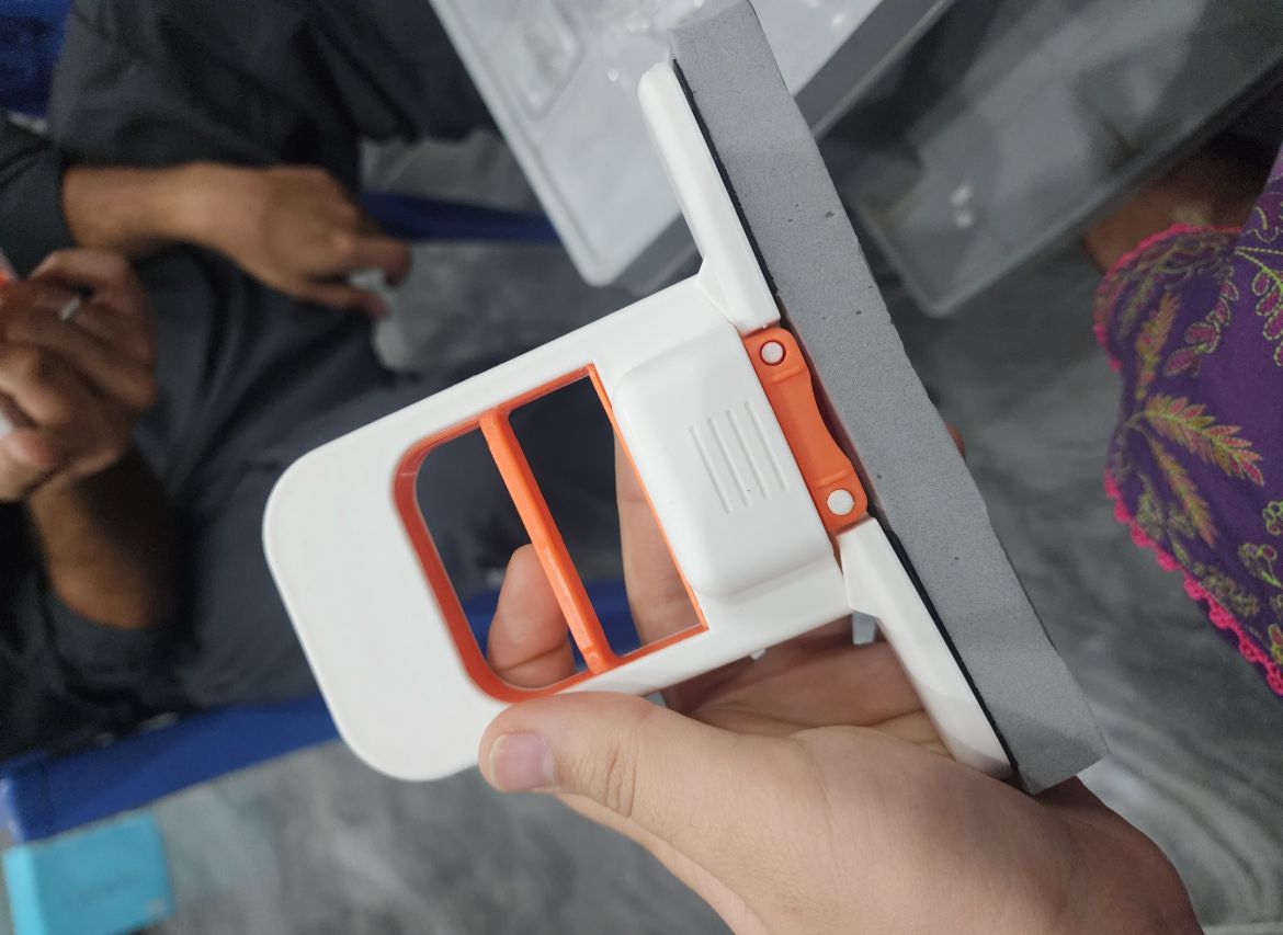 Foldable Mini Mop – Portable Self-Squeezing Wet & Dry Cleaning Mop