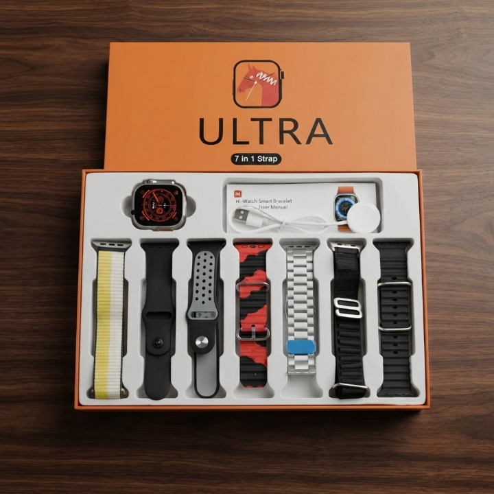 7-in-1 Smartwatch – Premium Multifunctional Wearable
